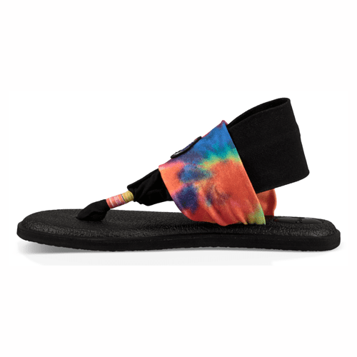 Sanuk Yoga Sling 2 Flip - Women's Shoes in Black Rainbow