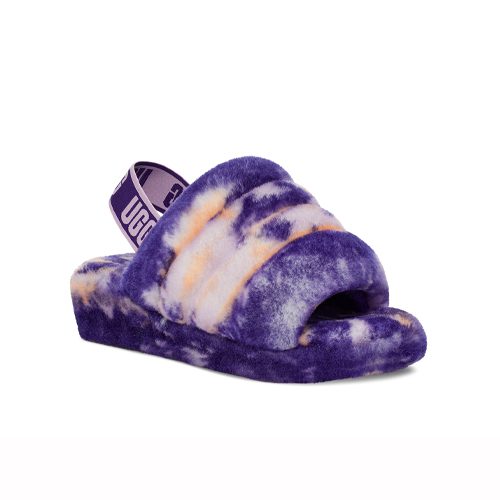 UGG FLUFF YEAH MARBLE VIOLET NIGHT ANGLED