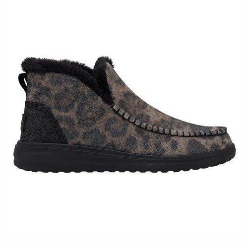 HEY DUDE WOMENS DENNY LEOPARD NUT RIGHT VIEW