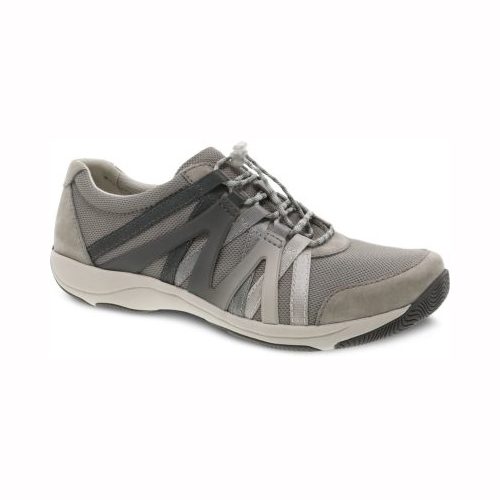 WOMENS HENRIETTE GREY SUEDE ANGLED