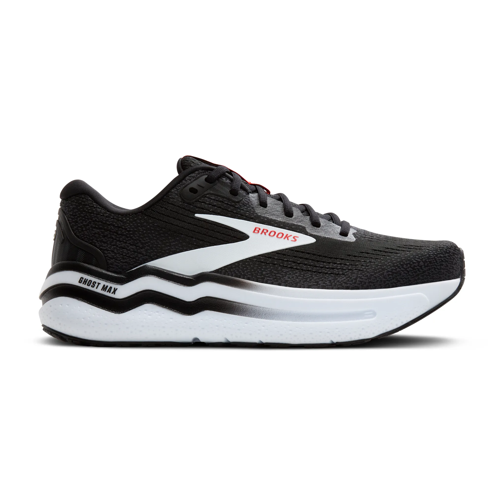 Black Shoes With Red Decal