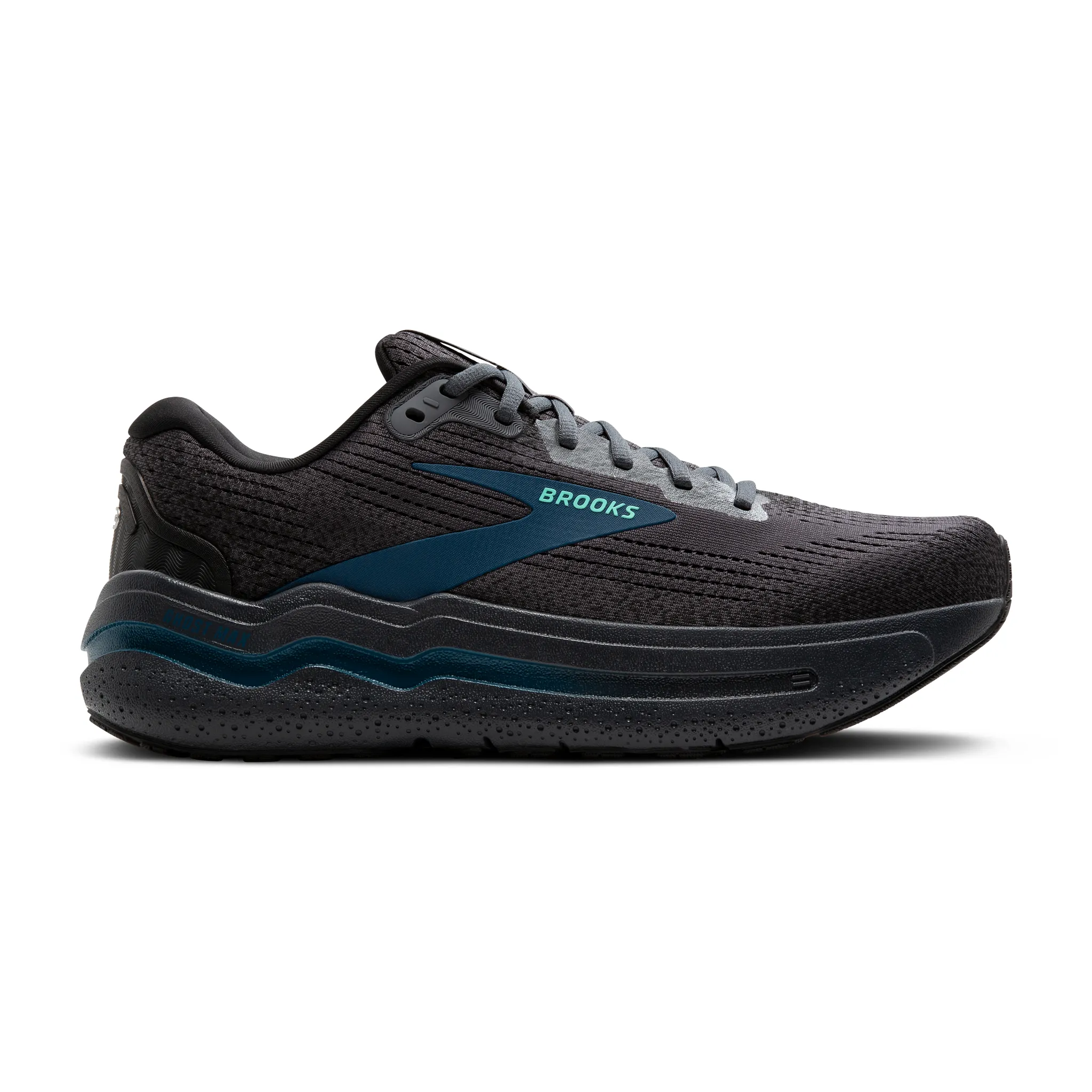 Black Shoe with teal decal