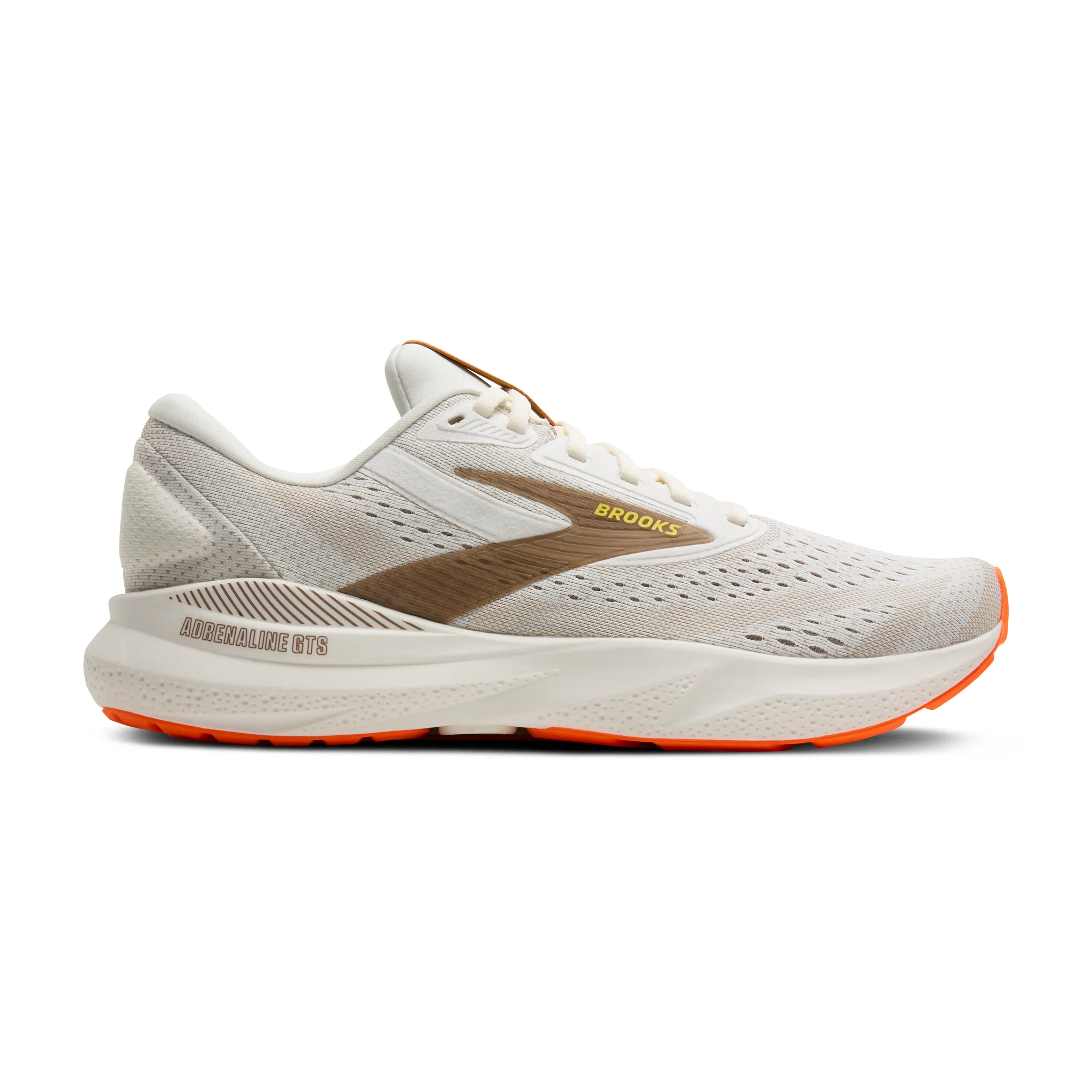 White Shoe with orange additions