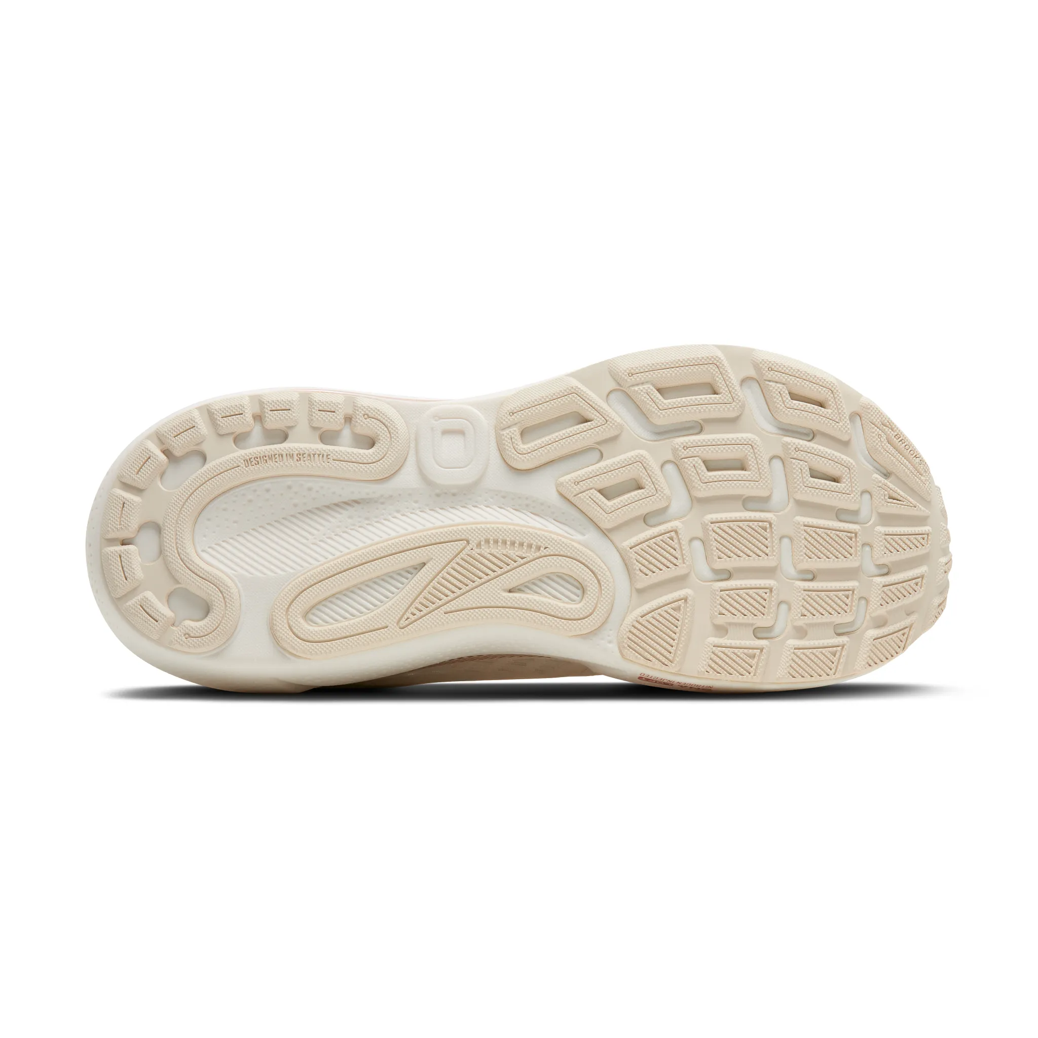 Brooks Womens Adrenaline GTS 24 - Style 120426-159 CHATEAU GREY/COCONUT/PINK - Cocnut/Rose Gold/White - Image 7