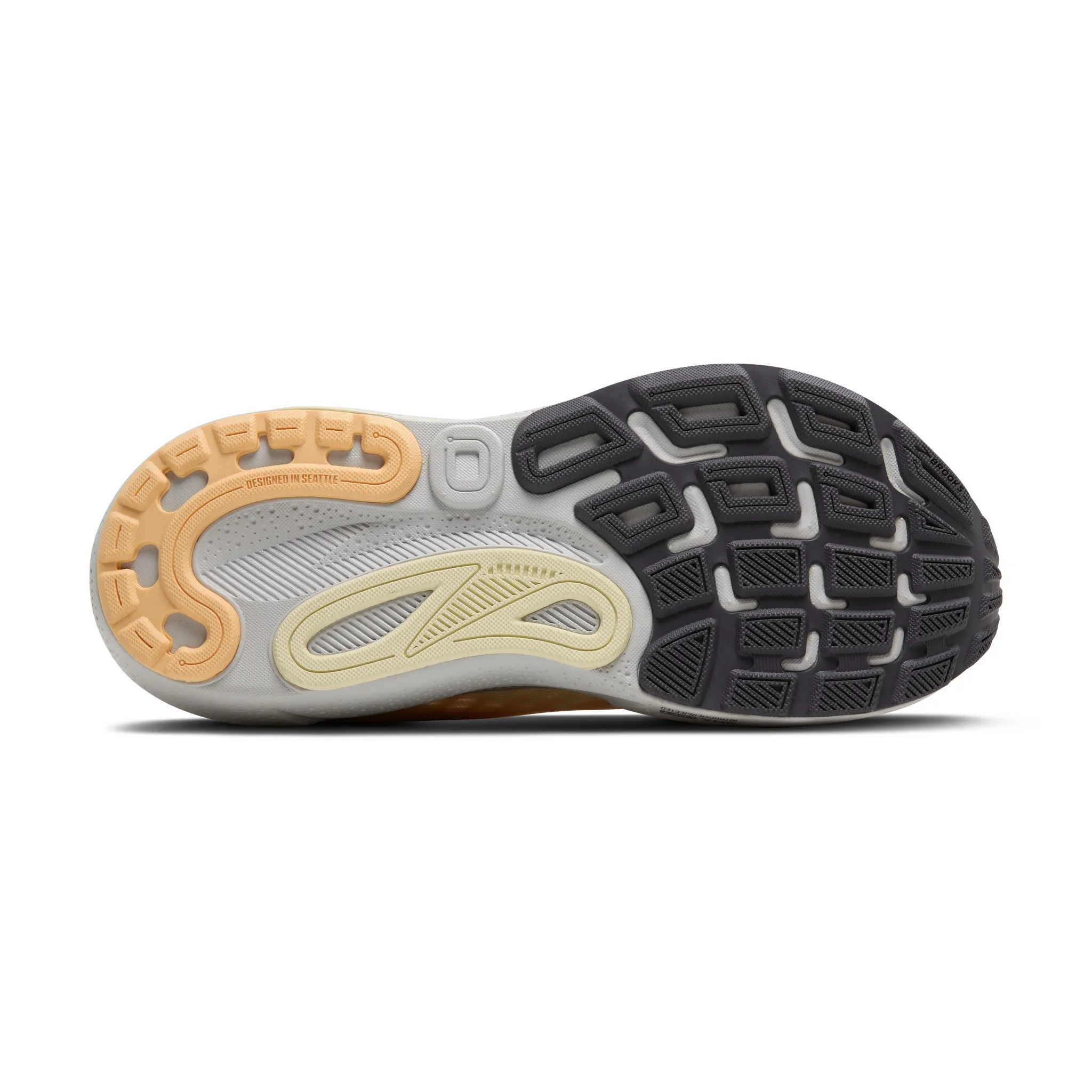 Brooks Womens Adrenaline GTS 24 - Style 120426-832 SHERBERT/OYSTER/SYLVAN - Image 2