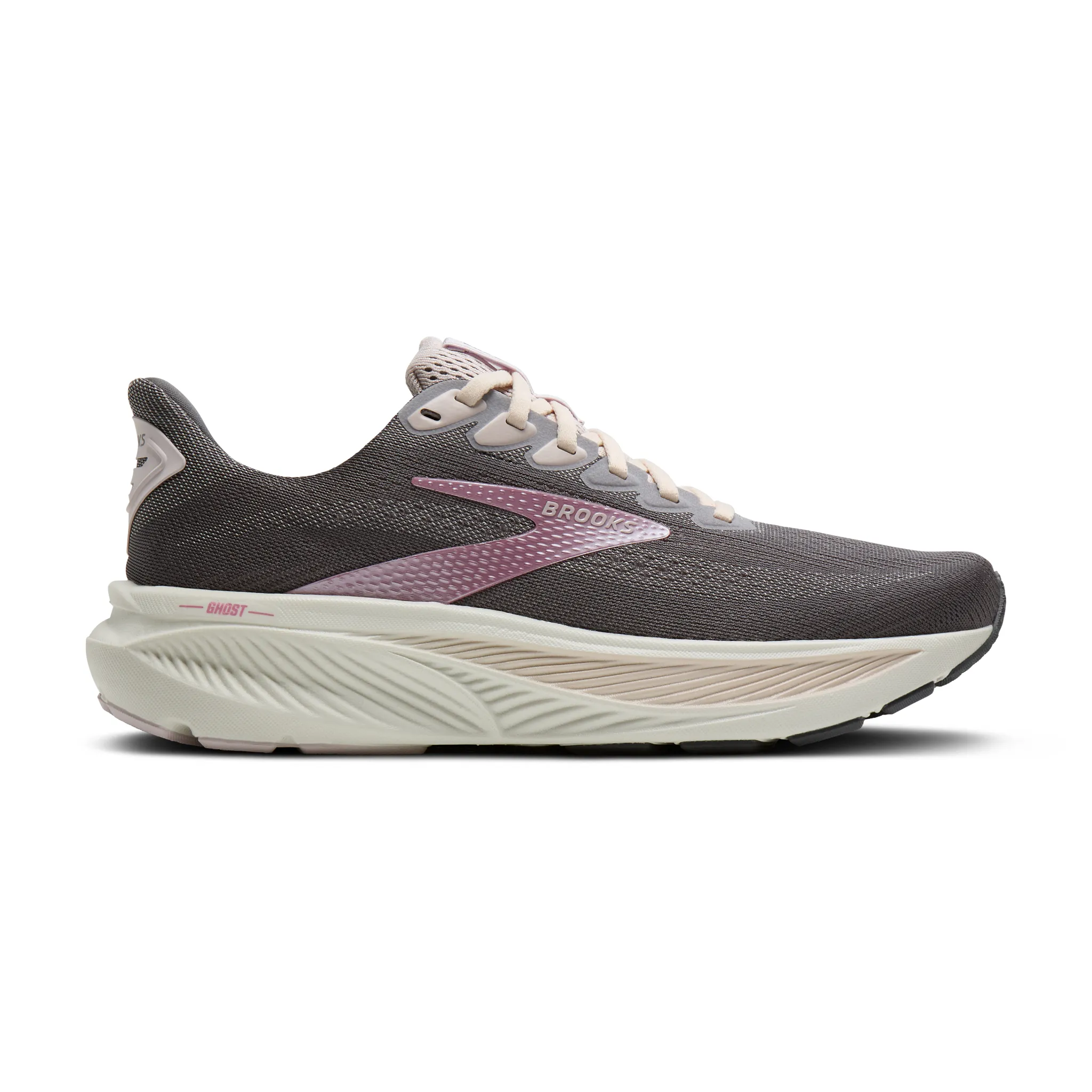Brooks Womens Ghost 17 - Style 120431-027 POPPY SEED/PINK/BLUEWASH